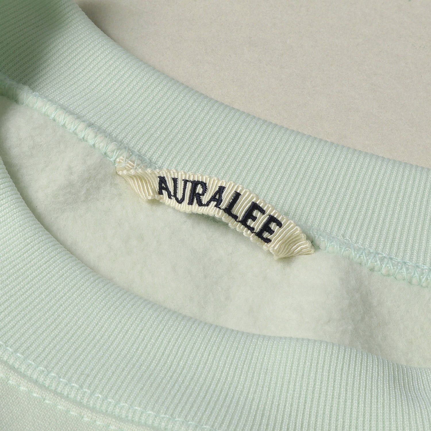 AURALEE オーラリー スウェット コットンポリ クルーネック スウェット 