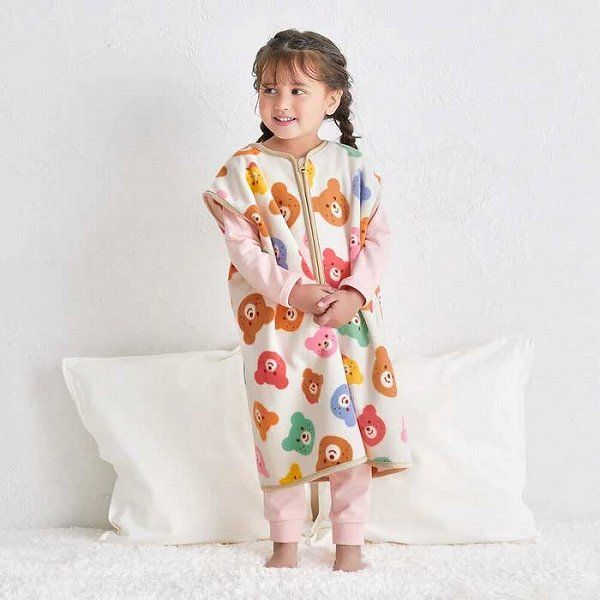 アタッチメント ミキハウス ホットビスケッツ mikihouse カラフルビーンズ フリーススリーパー フリー フリー マルチ 87 来店をご期待!