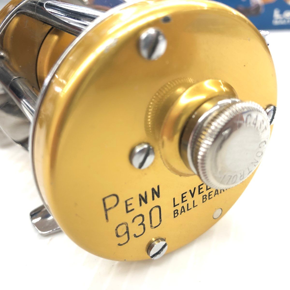 フィッシング σσ【】PENN ベイトリール レベルマチック 930 程度A