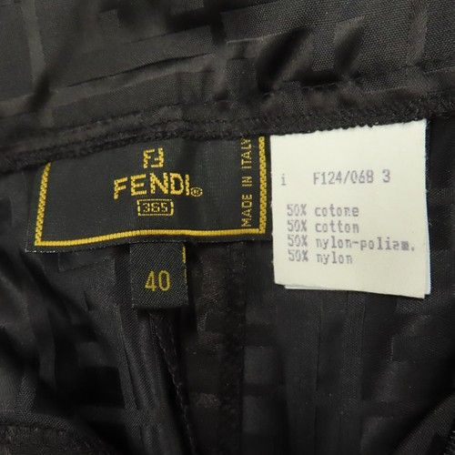 フェンディ FENDI イタリア製 スカート 膝丈 タイト スリット 総ロゴ a964492 GULLKHAN_COM