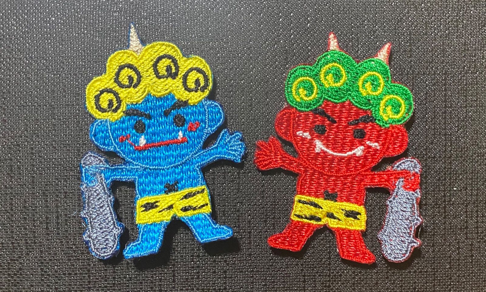 鬼刺繍ワッペン　大