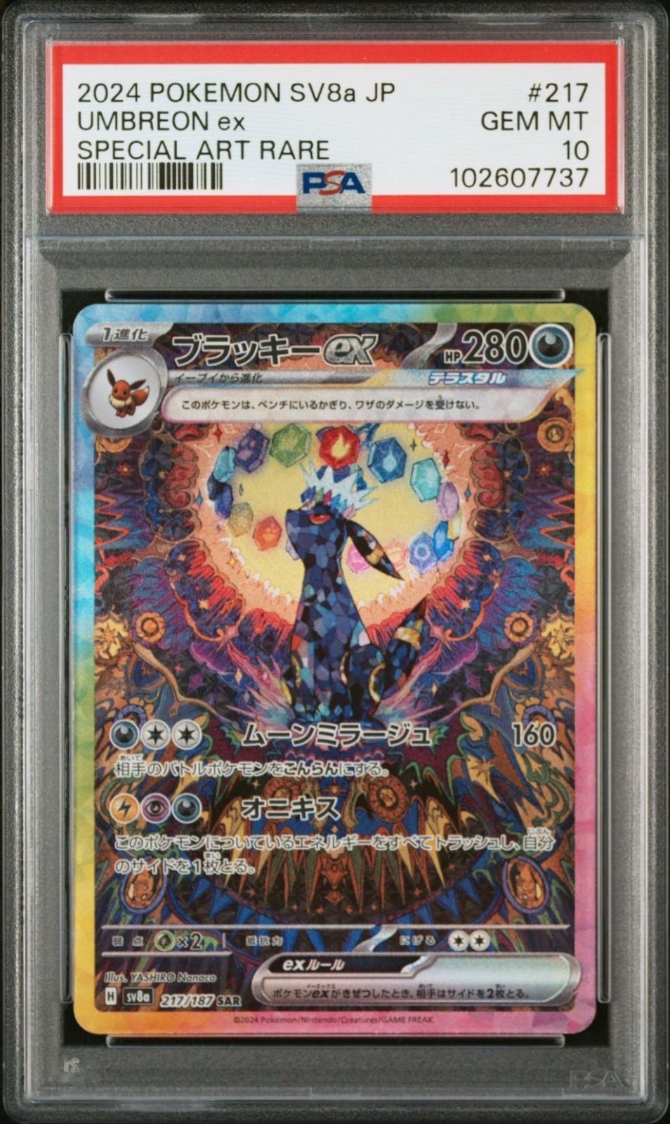 ブラッキーSAR PSA 10