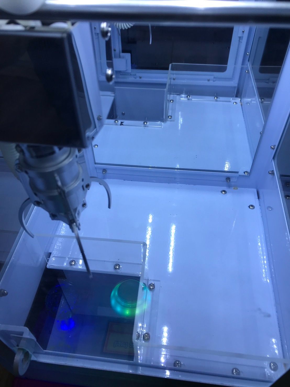 ガチャゲッツ30 ガチャゲッツ30 ホワイト 筐体 UFOキャッチャー 小型