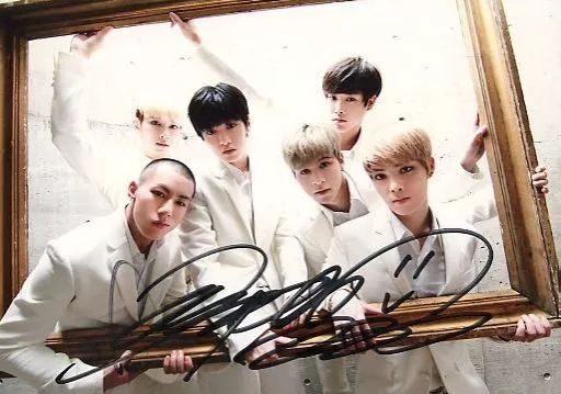 中古】生写真(男性) ☆CROSS GENE/集合(6人)/直筆サイン入り