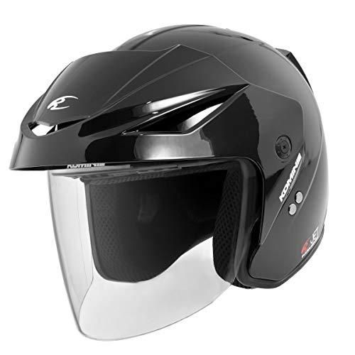 5営業日で発送 コミネ Komine HK-1651 Jet Helmet ERA ll 品番 01-1651 Black サイズ M