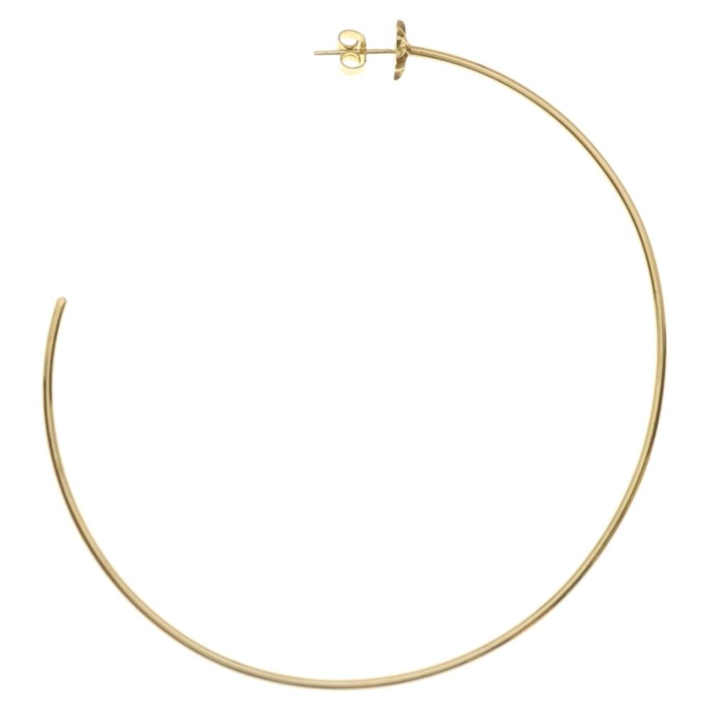 CHROME HEARTS クロムハーツ 22K HOOP CH PLS CHプラス フープピアス