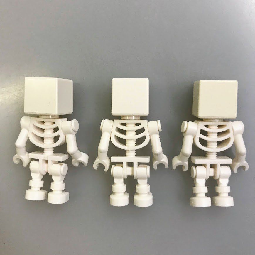 マインクラフト  まとめ売り 正規品 LEGO レゴ マインクラフト ミニフィグ スケルトン 5個