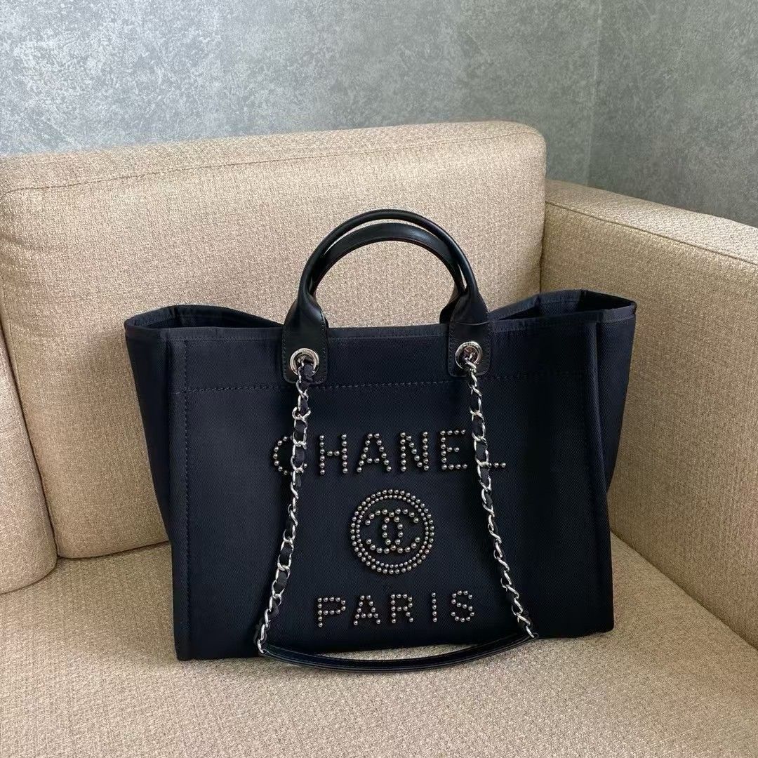 【ショルダー＆ハンドバッグ】 CHANEL パールハンドルバッグ org.jpg