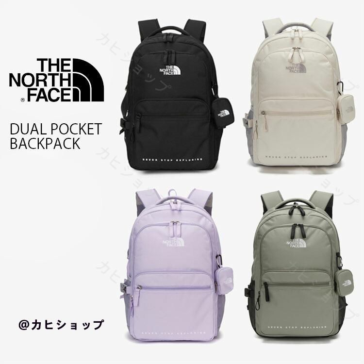 【全新品】ザ・ノース・フェイス  THE NORTH FACE DUAL POCKET BACKPACK リュック NM2DN03J 4色 BLACK