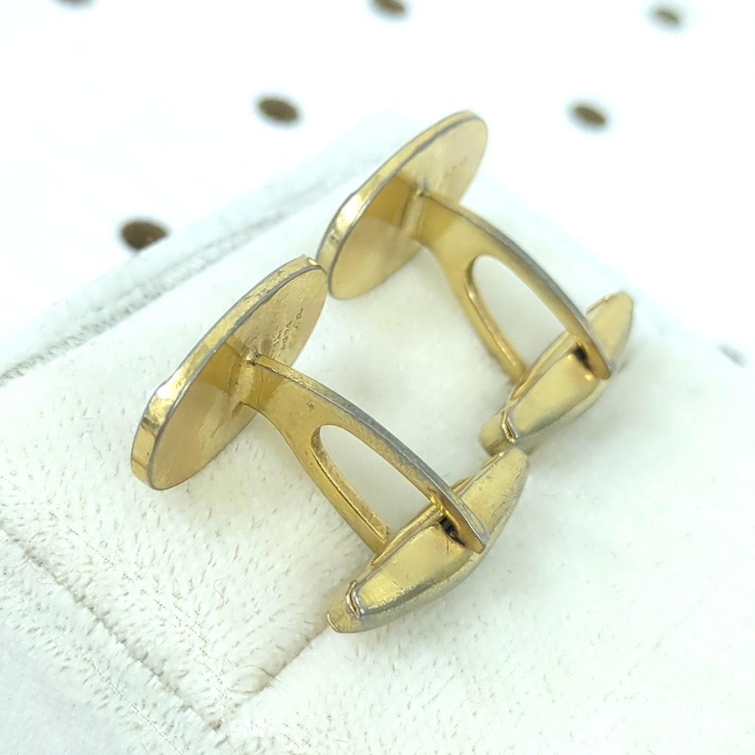 GUCCI グッチ カフリンクス ゴールド シルバー ブラック イタリア製  