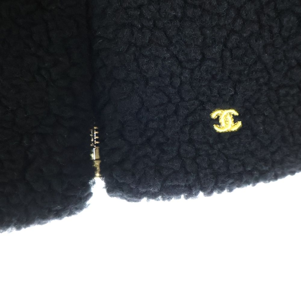 極美品 CHANEL シャネル カシミヤ100% ココマーク ジップポンチョ 極美品 CHANEL シャネル カシミヤ100% ココマーク ジップポンチョ