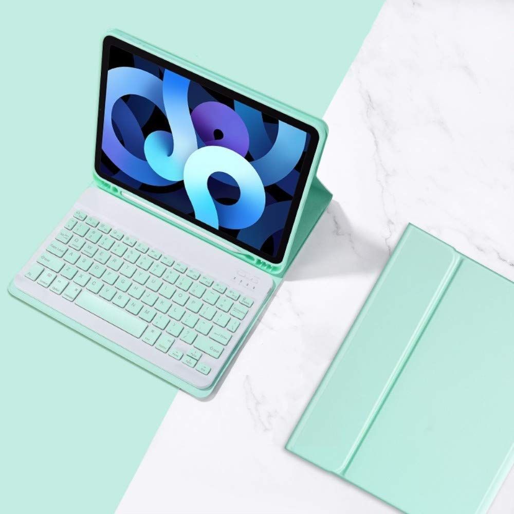 【在庫処分】キーボード付き 薄型 7 iPad iPad アイパッド8 カラフル 人気 女性 分離式 保護カバー ペンホルダー付き 可愛い キャンディー色 ケース キーボード インチ レディース 10.5 Pro Air3 iPad