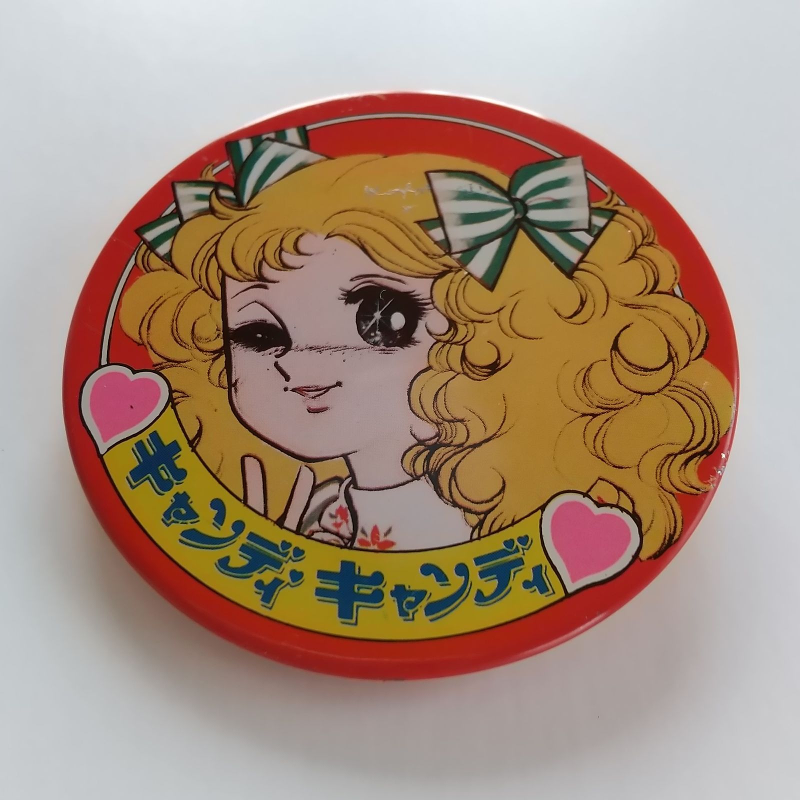 キャンディキャンディ　昭和　レトロ　バッジ　日本製　グッズ　アニメ　ブローチ　昔 キャンディキャンディ 昭和 レトロ バッジ 日本製 グッズ アニメ