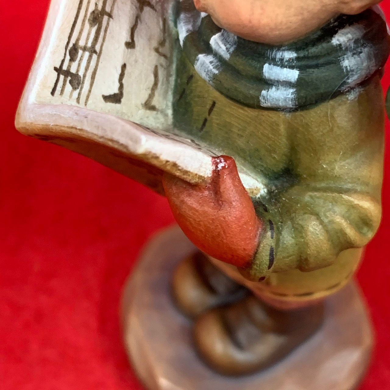 希少 アンリ人形 木彫り サラケイ Joy to tha world 10cm Anri