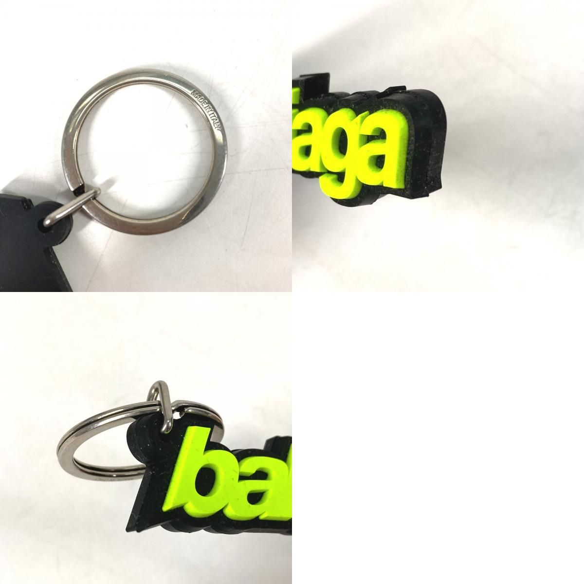 BALENCIAGA バレンシアガ キーホルダー ロゴ ラバー - メルカリ