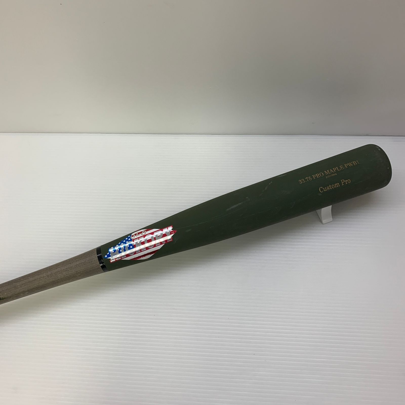 オールドヒッコリーバットカスタムプロ 軟式 大人 一般 木製バット PWB1 野球 7091