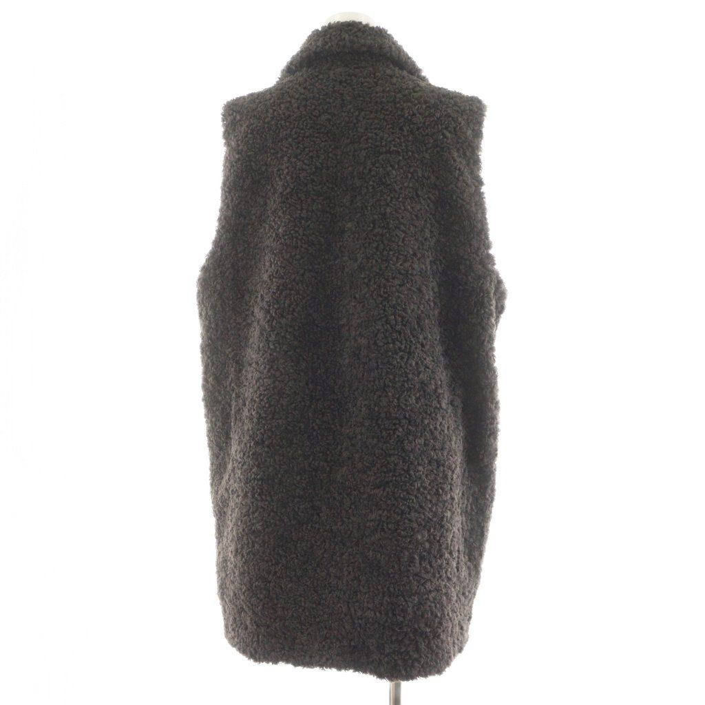 今期完売　プードルボア テイラードベスト　スリードッツ Poodle boa tailored vest｜スリードッツ オフィシャル