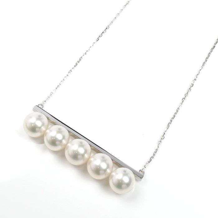 TASAKI タサキ K18WG ホワイトゴールド バランス シグネチャー パール  