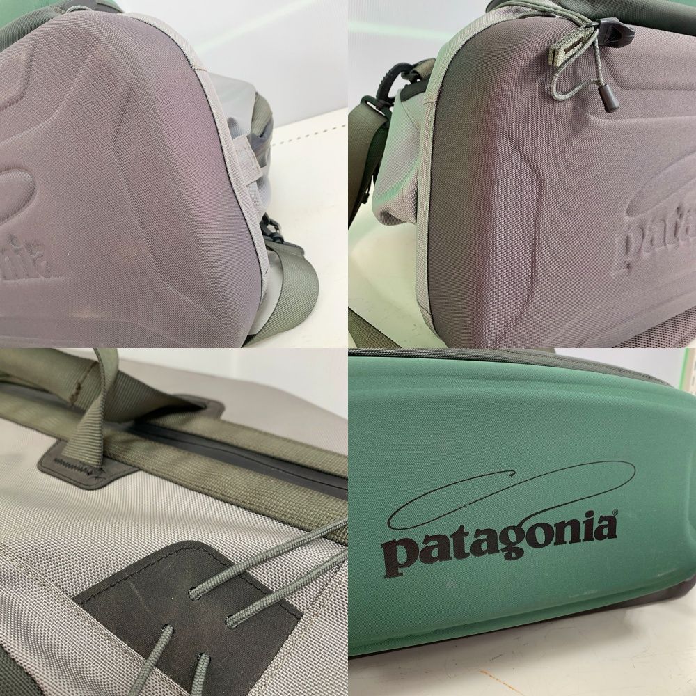 Patagonia パタゴニア フィッシングバッグ カーキ x グレー 縦23