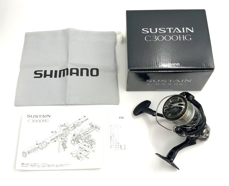 シマノ 17サステイン C3000HG スピニングリール リール SHIMANO