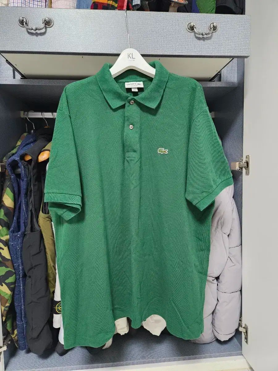 【雷市場（ポンジャン）商品韓国直送】LACOSTE(ラコステ) 半袖ポロシャツ クラシックフィット xl