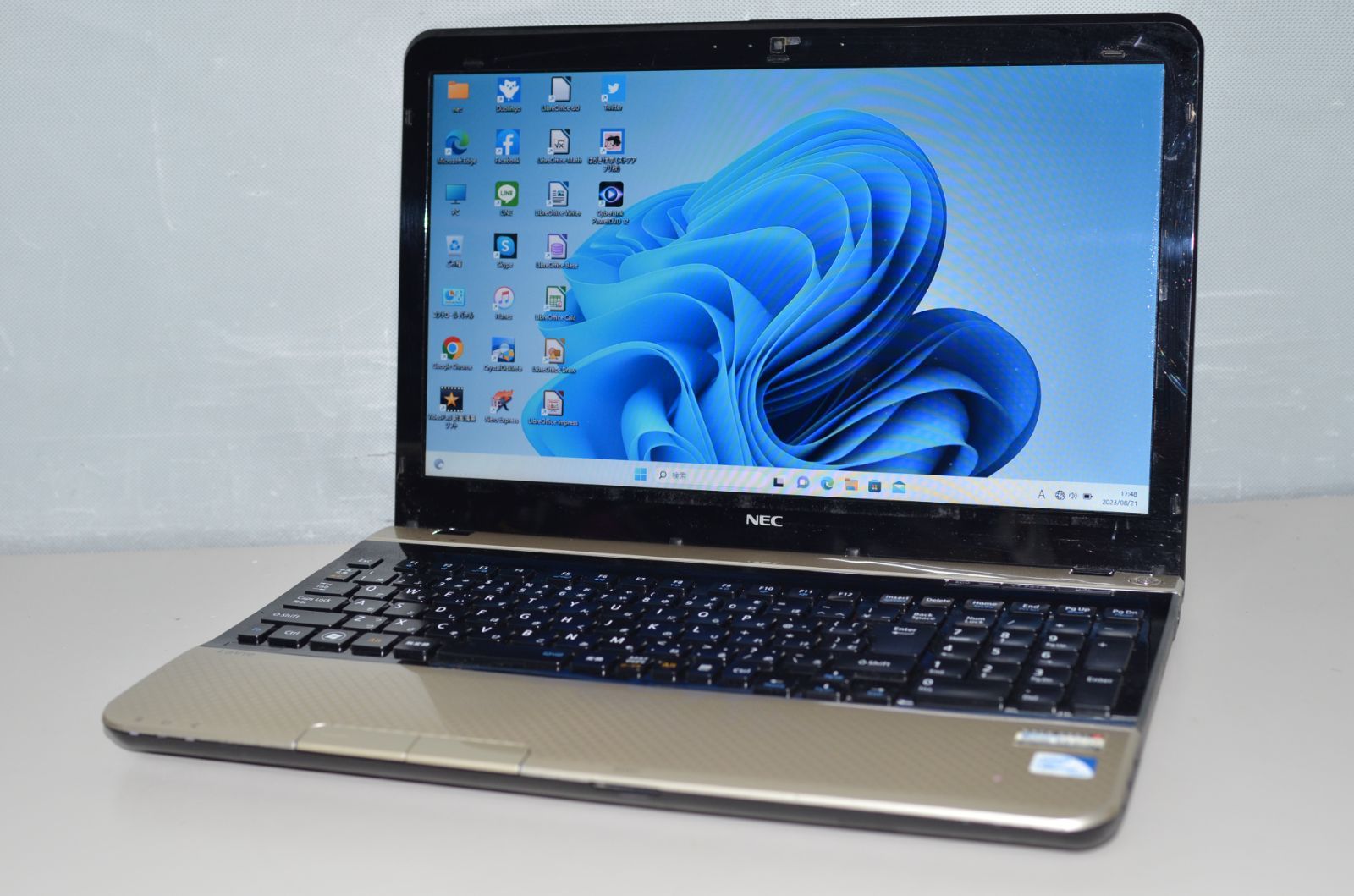 中古ノートパソコン Windows11+office 新品爆速SSD256GB NEC LS150/L Celeron-1000M/メモリ4GB/ 15.6インチ/無線/WEBカメラ/DVDマルチ搭載 : c1097673655 : 中古パソコンショップNS - 通販 - Yahoo!ショッピング