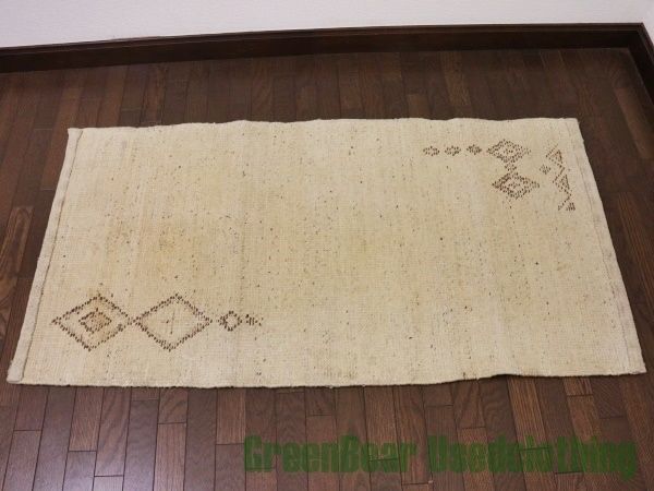 RAGQ030 ビンテージトライバルラグ ウール絨毯 135cm×70cm RAGQ030 ビンテージトライバルラグ ウール絨毯 135cm×70cm 【公式通販】