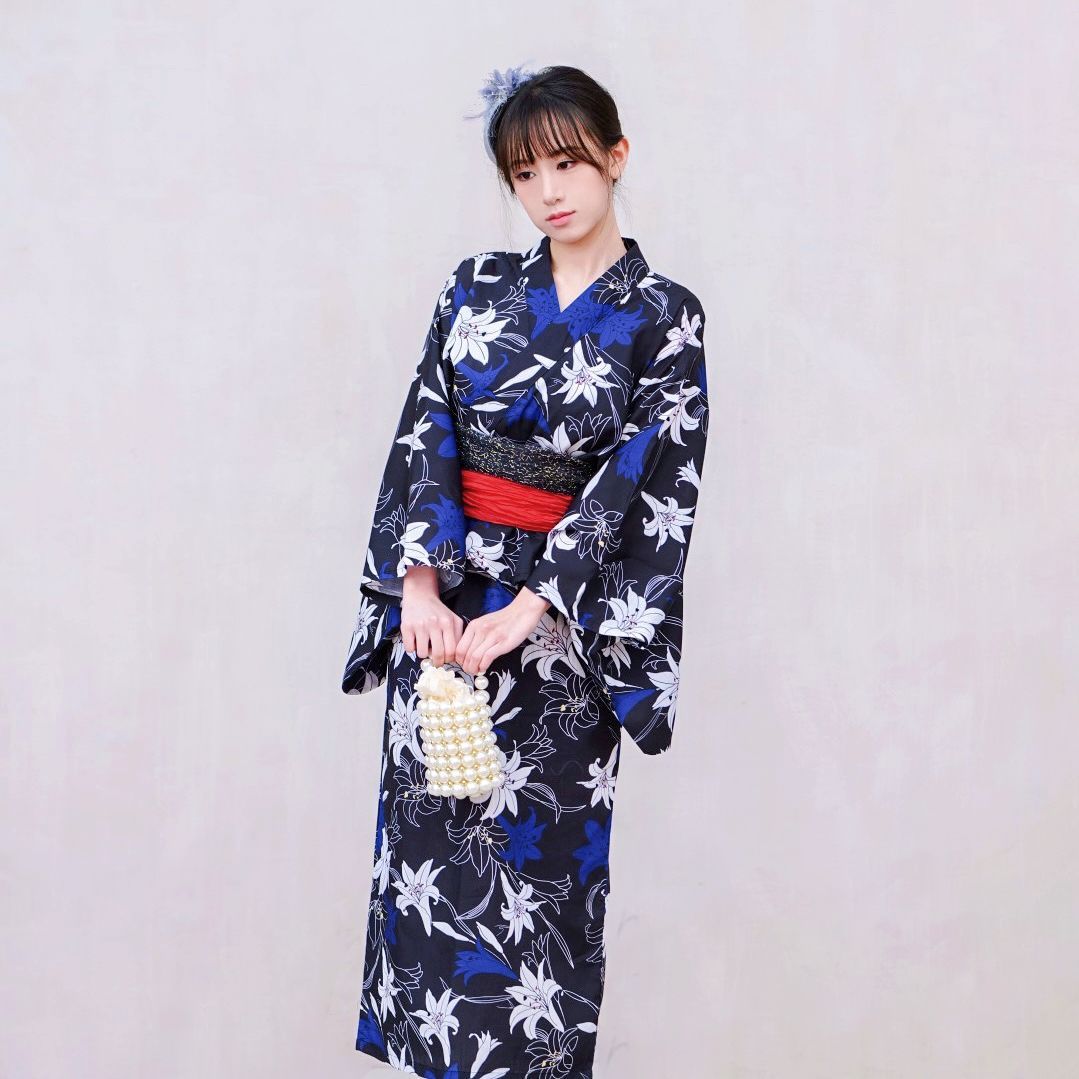 レディース 【25D004】即日発送 二部式浴衣 ワンピ浴衣 浴衣帯セット S/M 3点セット セパレート 花見 花火大会 花草 夏着物 ゆかた レディス しわふわ 兵児帯 上品 きれい 大人 簡単 可愛い おしゃれ 10代 20代 30代 40代 工場直販 送料無料