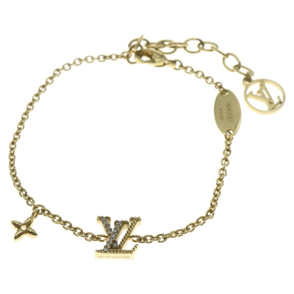 LOUIS VUITTON ルイヴィトン LVアイコニック ブレスレット ゴールド チェーン M00587
