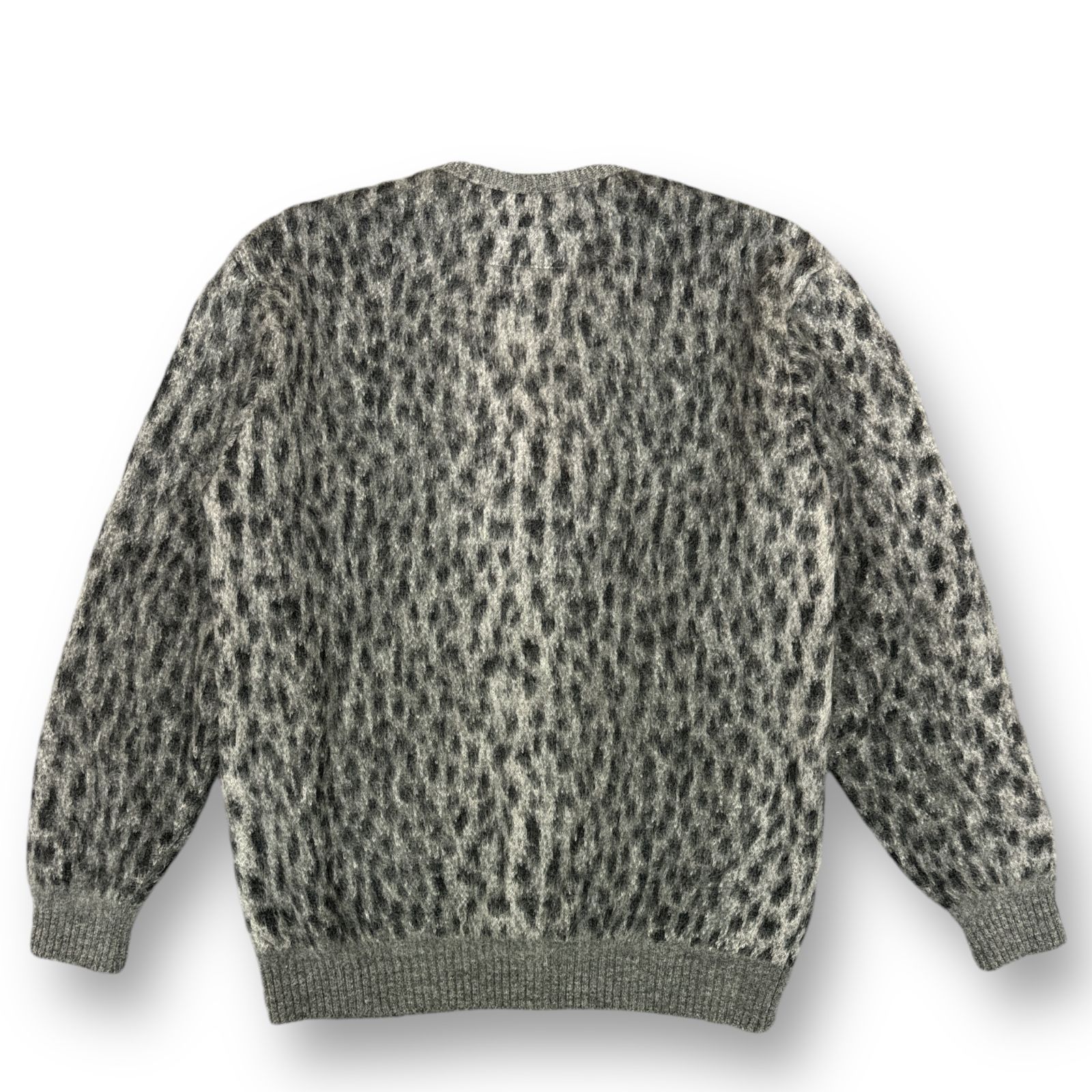 美品 WACKO MARIA 20AW LEOPARD MOHAIR CARDIGAN レオパード モヘア ニット カーディガン ワコマリア  20FW-WMK-KN20 グレー L 74075A3 - メルカリ