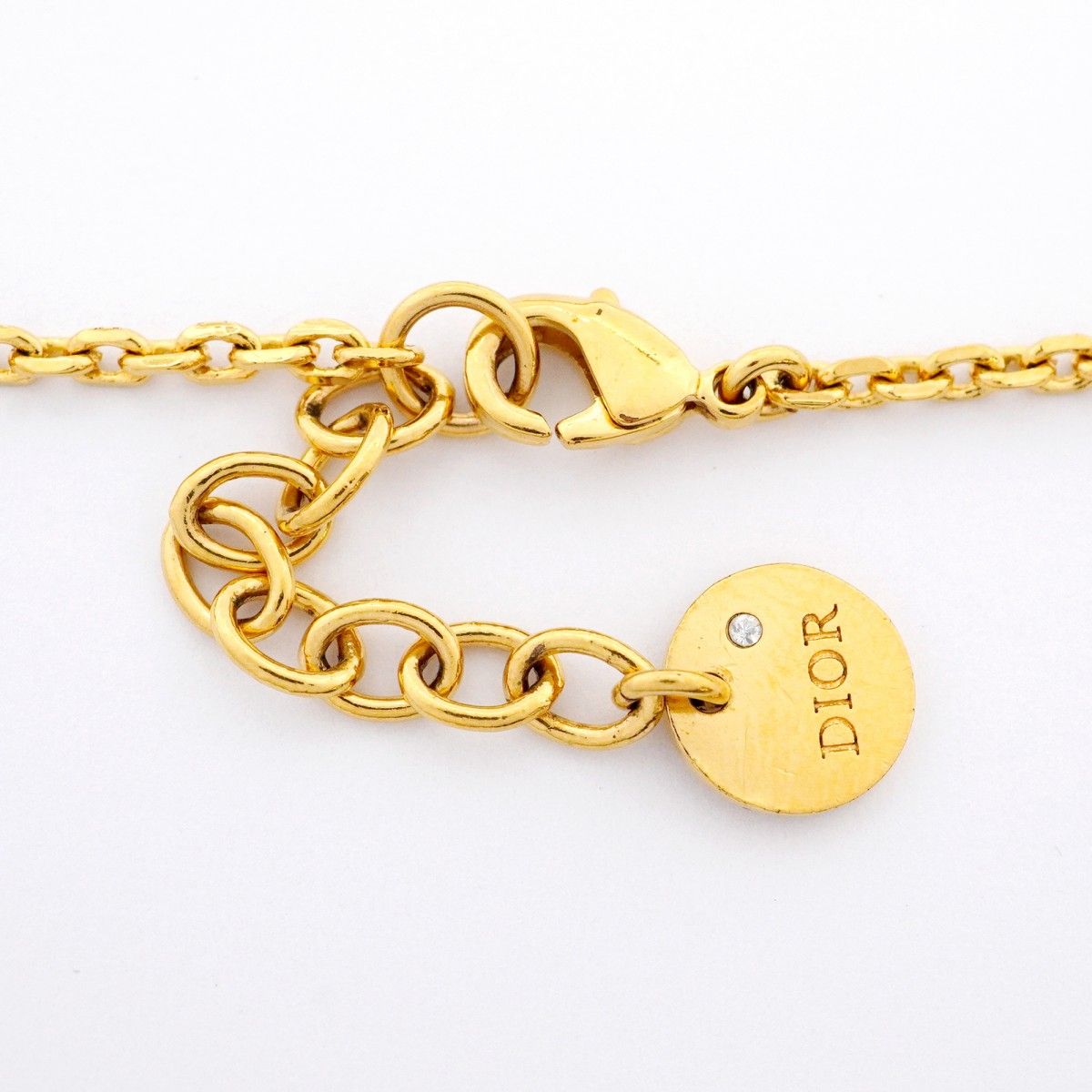 Christian Dior CD ラインストーン パール ブレスレット Christian Dior （新品・未使用品）クリスチャンディオール
