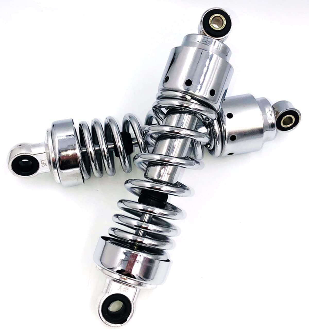 [新品・未使用]バイク 265mm リア サスペンション ショート リアショック メッキ ビラーゴ125 ビラーゴ250 MC13 マグナ SR400 SR500 SRV250 VOLTY ドラッグスター250 W650 W400 グラストラッカー