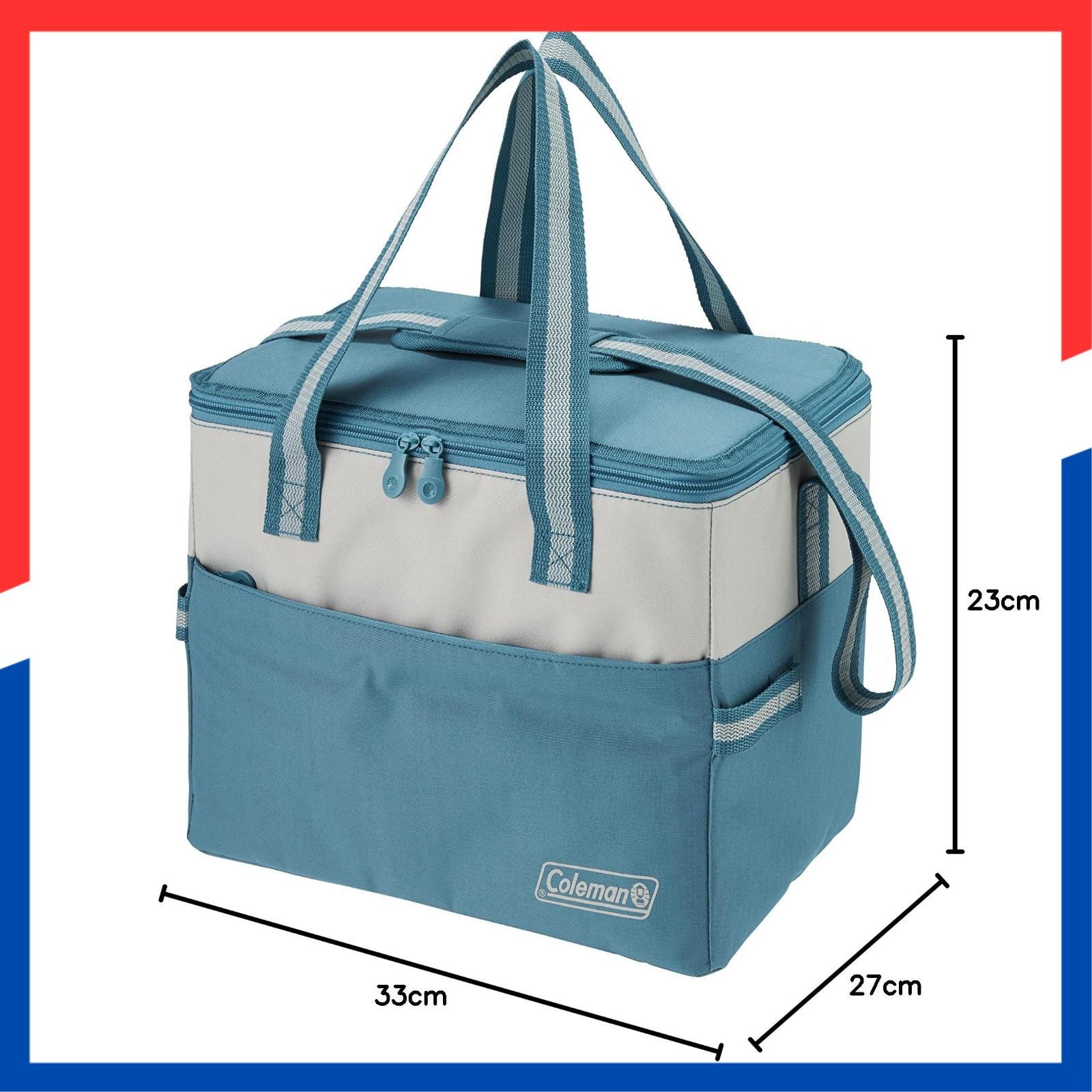 Coleman(コールマン) デイリークーラートート/15L キャンプ ピクニック 部活 買い物 抗菌 コンパクト エコBAG付き 保冷 Coleman(コールマン) デイリークーラー キャンプ ピクニック 部活 買い物 抗菌 コンパクト 保冷バッグ