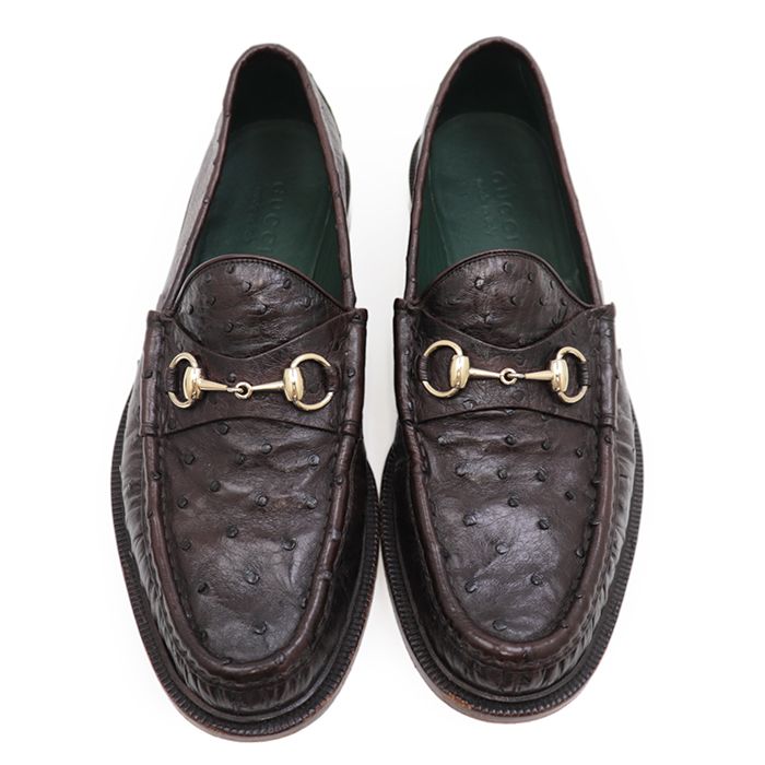 わー GUCCI(グッチ) / ホースビット/ローファー/US8.5/BRW/レザー