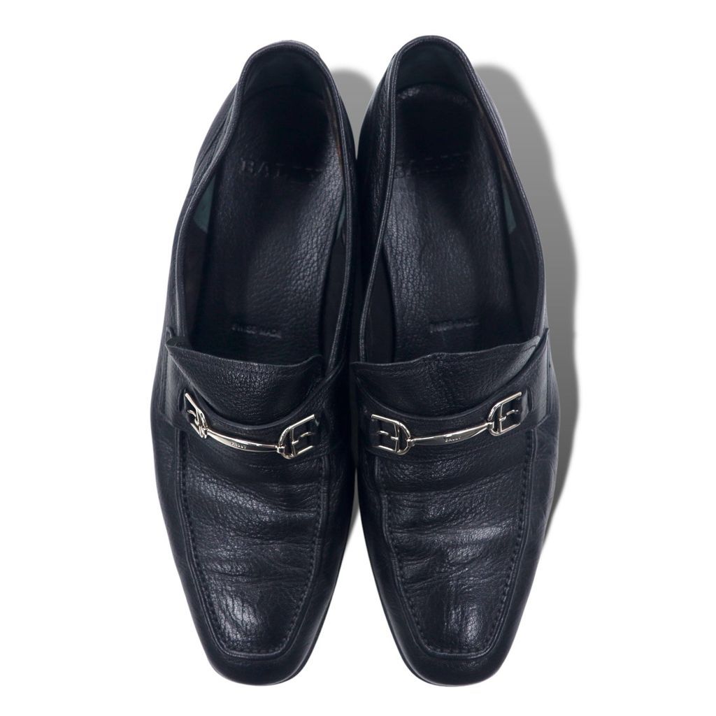 BALLY スイス製 ビットローファー 27cm ブラック レザー BRIAN