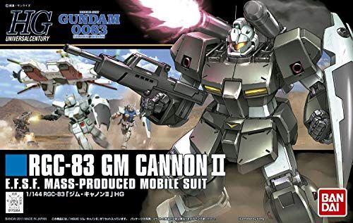 HGUC 機動戦士ガンダム0083 STARDUST MEMORY RGC-83 ジム・キャノンII 1/144スケール 色分け済みプラモデル(中古品)