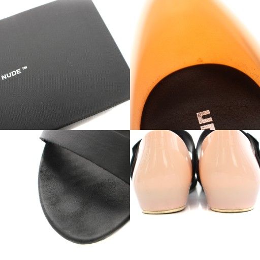 ユナイテッドヌード UNITED NUDE アポロ ロー Apollo Lo サンダル レザー ラバー 40 黒 ブラック ピンク 46280005 |YT KIN-KAAI_COM