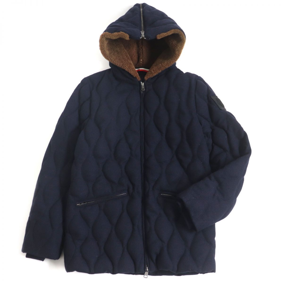 良品□MONCLER/モンクレール PATRICE フード裏ムートン WZIP