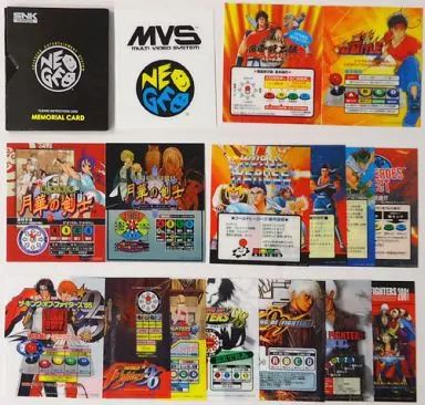 キャラカード(キャラクター) 15タイトル 復刻版インストラクションカード 「PS2ソフト NEOGEOオンラインコレクションコンプリート 下巻」 購入特典