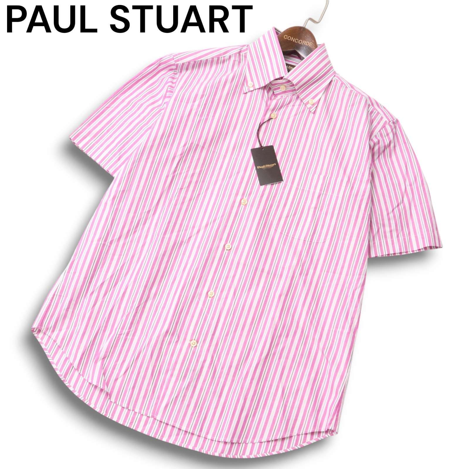 新品 未使用】 PAUL STUART ポール・スチュアート 春夏 半袖
