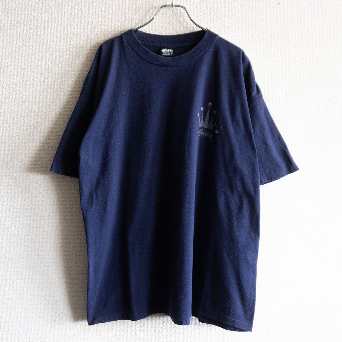 ずっと気になってた 80s/USA製】OLD ステューシー Tシャツ】XL STUSSY【クラウンロゴ トップス