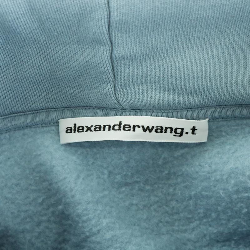 アレキサンダーワン ALEXANDER WANG T パーカー プルオーバー コットン XS 水色 ライトブルー /AN15 - メルカリ