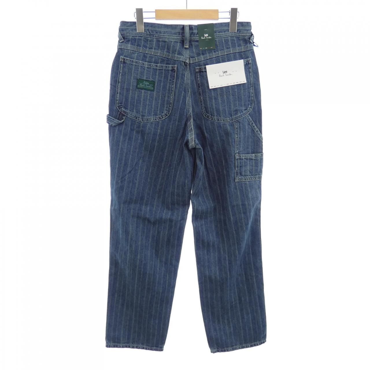 低価，新作 Paul Smith JEANS ポールスミスジーンズ 総柄 長袖 コットンシャツ S ホワイト メンズ