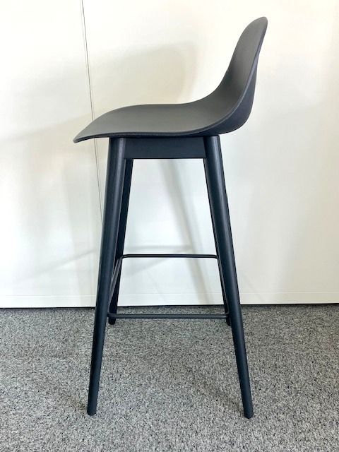 ファイバーバースツール ブラック