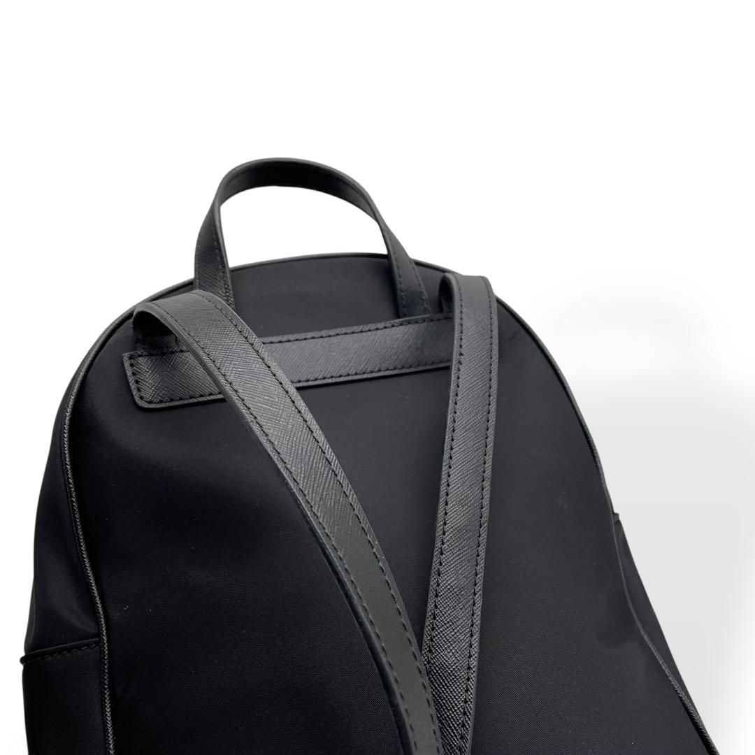 未使用 大容量 Kate spade ケイトスペード ナイロンリュック ブラック Kate spade ケイトスペード/ナイロンキルティングリュック