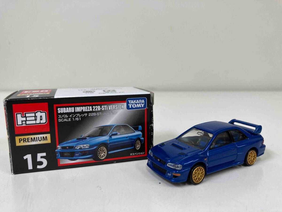 トミカ No.15 スバル インプレッサ 22B-STiバｰジョン トミカプレミアム