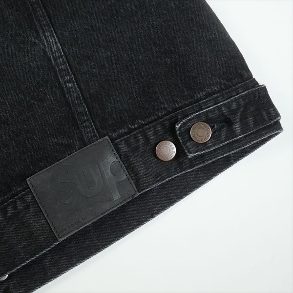 supreme 24aw ブラックデニムジャケット ダメージ加工 Size【S】 SUPREME シュプリーム 24AW Distressed Selvedge