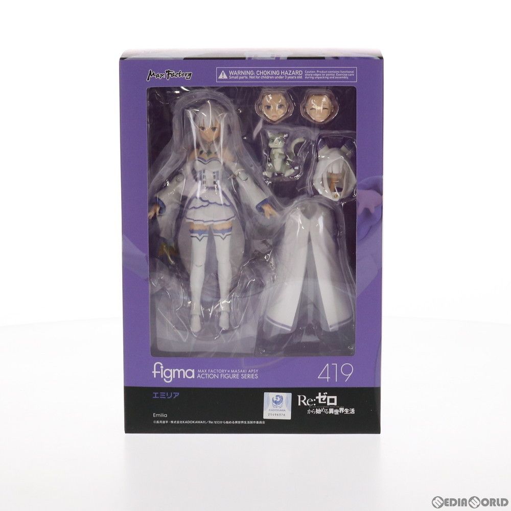 Max Factory - figma(フィグマ) 419 エミリア Re:ゼロから始める異世界生活 完成品 可動フィギュア マックスファクトリー Amazon.com: Max Factory Re: Zero Starting Life in Another