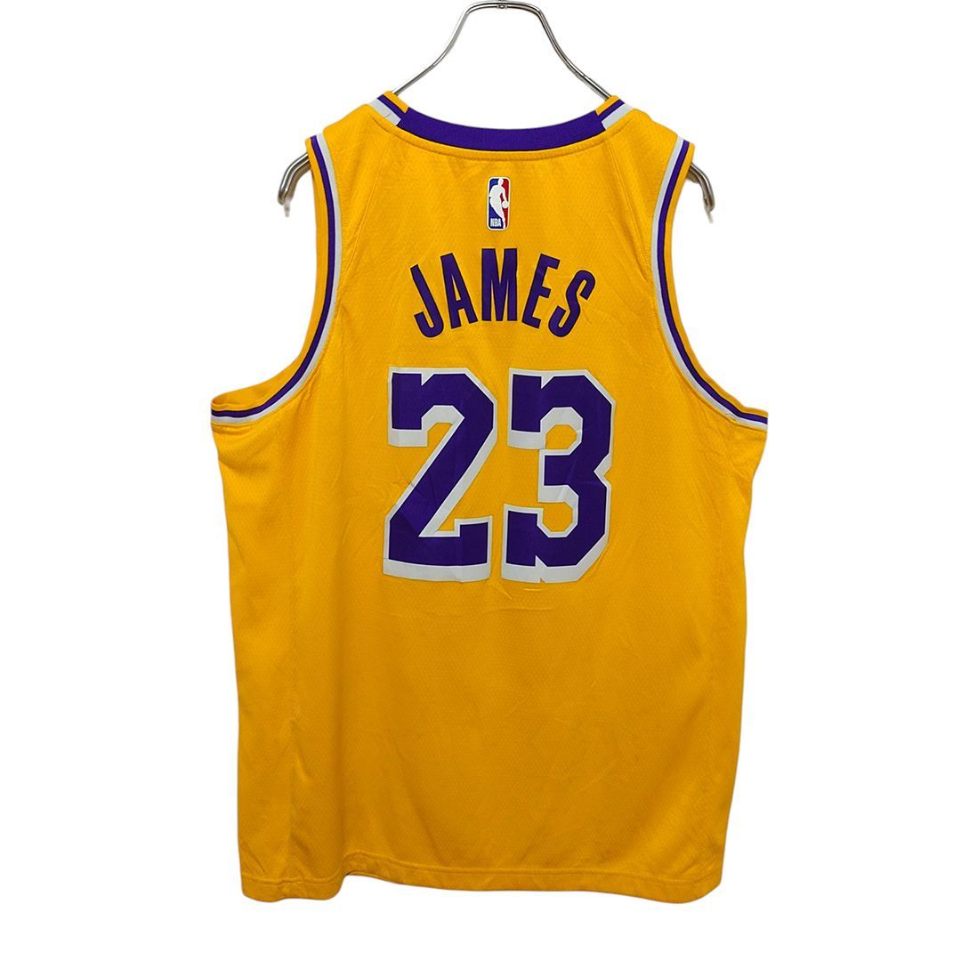 LAKERS ゲームシャツ NIKE 古着 NIKE NBA Los Angeles Lakers レイカーズ 刺しゅう パッチ