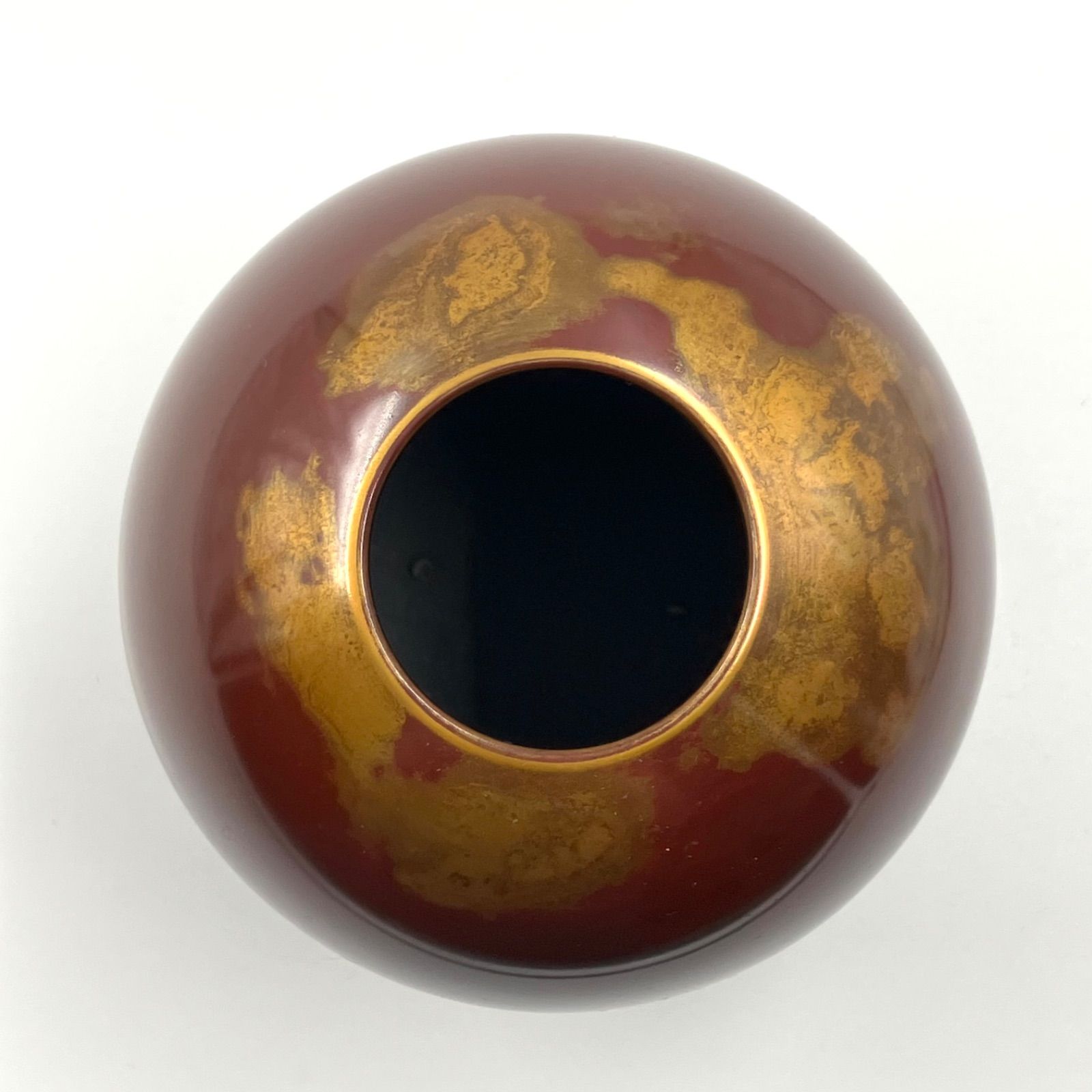 ✨美品✨天明鋳物 朱銅花器 栗崎鋳工所 栗崎二夫作 - メルカリ